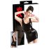 LATEX - Ärmelloses Minikleid (Schwarz) - M