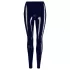Latex - Reißverschluss-Leggings (schwarz) - M