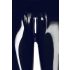LATEX - Reißverschluss-Leggings (schwarz) - XL
