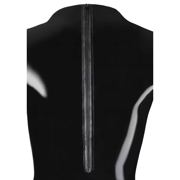 LATEX - Langarm-Damenbody (schwarz) - M