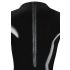 LATEX - Langarm Damen-Body (Schwarz) - L