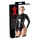 LATEX - Langarm-Damenbody (schwarz) - 2XL