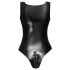 LATEX - Ganzkörper-Latexbody mit Reißverschluss (Schwarz)