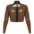 LATEX - transparenter Latex-Top (transparent-schwarz) - M