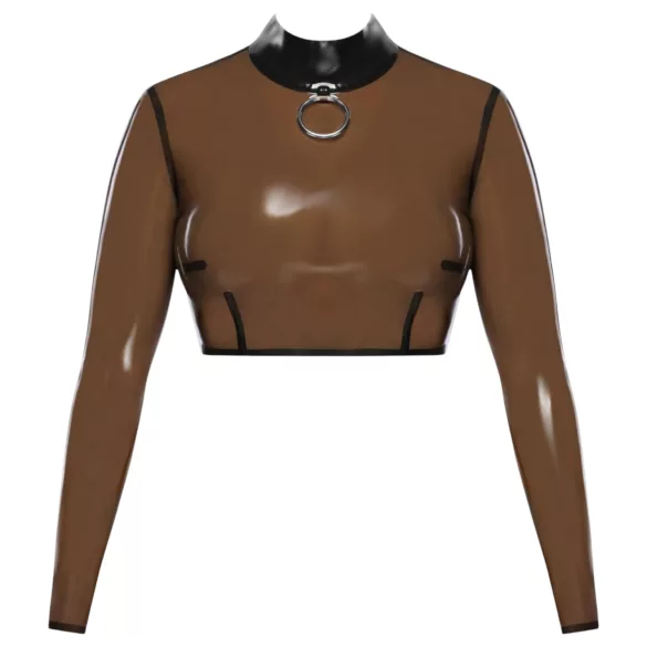 LATEX - transparenter Latex-Top (transparent-schwarz) - L