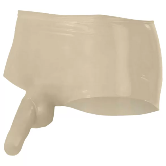 LATEX - Boxer & Penismanschette (natur)