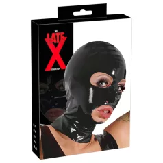 Latex Saugmaske (schwarz)