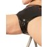 LATEX - Damen-Slip mit Vaginalkondom (schwarz)