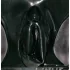 LATEX - Damen-Slip mit Vaginalkondom (schwarz)