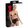 LATEX - Damen-Slip mit Vaginalkondom (schwarz) - L