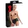 LATEX - Damen-Slip mit Vaginalkondom (schwarz) - L