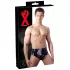 LATEX - Männer Slip mit Innenkegel Anal-Dildo (schwarz) - XL