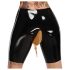 LATEX - Urinalsichere Latex-Unterhose mit Ablassöffnung (schwarz)