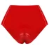 LATEX - Slip mit realistischem Dildo (rot)