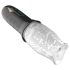 Leopard Bellucci 360 - Drehender und vibrierender Masturbator (klar-schwarz)