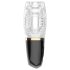 Lustiger Raketen-Cup - saugend vibrierend (transparent-schwarz)