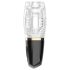 Lustiger Raketen-Cup - saugend vibrierend (transparent-schwarz)