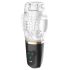 Lustiger Raketen-Cup - saugend vibrierend (transparent-schwarz)