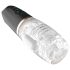 Lustiger Raketen-Cup - saugend vibrierend (transparent-schwarz)