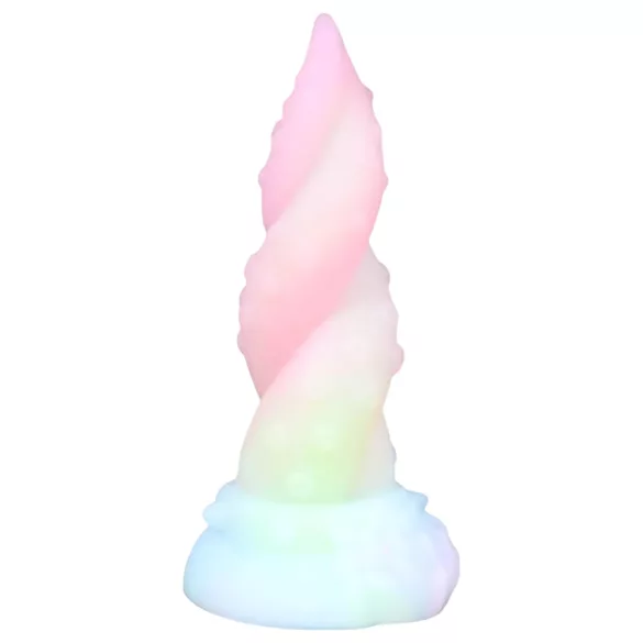 OgazR Kraken - Spiraltentakel Dildo - 18 cm (Regenbogen)
