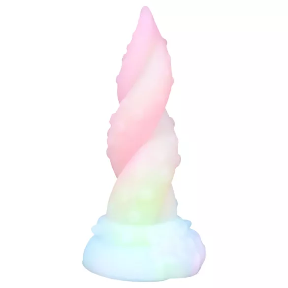 OgazR Kraken - Spiraltentakel Dildo - 18 cm (Regenbogen)