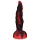 OgazR Hell Dong - gerillter Dildo - 20 cm (rot)