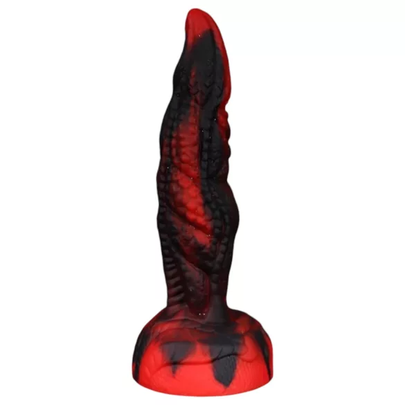 OgazR Hell Dong - gerillter Dildo - 20 cm (rot)