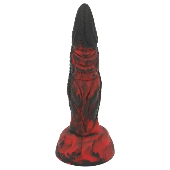 OgazR Hell Dong - gerillter Dildo - 20 cm (rot)