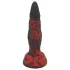 OgazR Hell Dong - gerillter Dildo - 20 cm (rot)