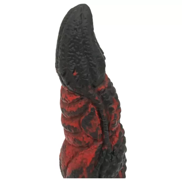 OgazR Hell Dong - gerillter Dildo - 20 cm (rot)