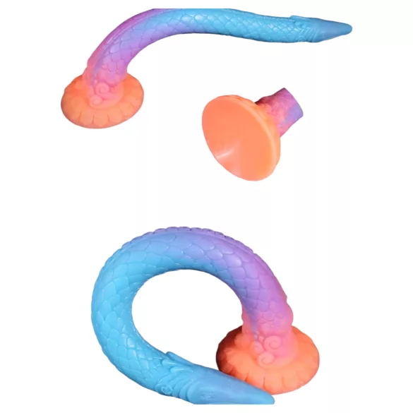 OgazR XXL Eel - Leuchtender Anal-Dildo - 47 cm (Pink)