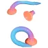 OgazR XXL Eel - Leuchtender Anal-Dildo - 47 cm (Pink)