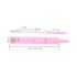 Gepolsterter BDSM Halsband und Leine (Rosa)