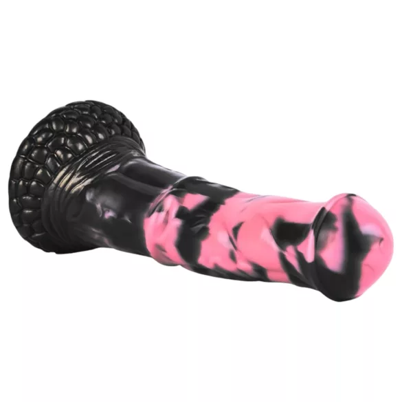 Bad Horse - Silikon-Pferdepenis-Dildo - 18 cm (schwarz-pink)