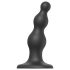 Strap-on-me Perlen S - Perlen-Dildo mit Saugnapf (schwarz)