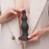 Strap-on-me Perlen S - Perlen-Dildo mit Saugnapf (schwarz)