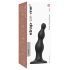 Strap-on-me Perlen S - Perlen-Dildo mit Saugnapf (schwarz)