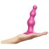 Strap-on-me Perlen M - Perlen-Dildo mit Saugnapf (Rosa)
