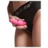 Strap-on-me Perlen M - Perlen-Dildo mit Saugnapf (Rosa)