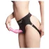 Strap-on-me Curvy S - gewellter Dildo mit Saugnapf (pink)