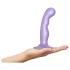 Strap-on-me P&G S - gebogener Saugnapf-Dildo (lila)