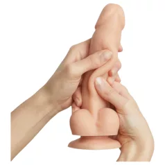   Strap-on-me S - zweischichtiger Dildo mit Saugnapf (hautfarben)