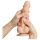 Strap-on-me M - Zweischichtiges Saugfuß-Dildo (natur)