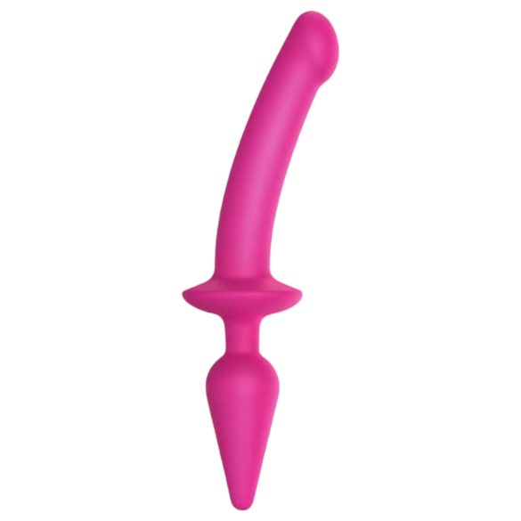 Strap-on-me Switch Halb-Realistischer L - 2in1 Silikon-Dildo (rosa)