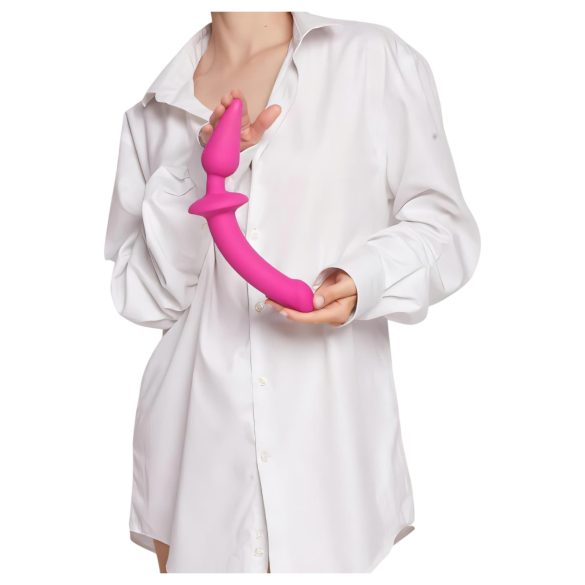 Strap-on-me Switch Halb-Realistischer L - 2in1 Silikon-Dildo (rosa)