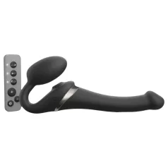  Strap-on-me S - aufschnallbarer Luftstoß-Vibrator - (schwarz)