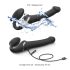 Strap-on-me M – Aufblasbarer Gurtvibrator (schwarz)