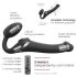 Strap-on-me M – Aufblasbarer Gurtvibrator (schwarz)
