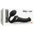 Strap-on-me M - Luftwellen Strap-On Vibrator (schwarz)
