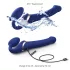 Strap-on-me M - Aufsteckbarer, Luftwellen-Vibrator (blau)